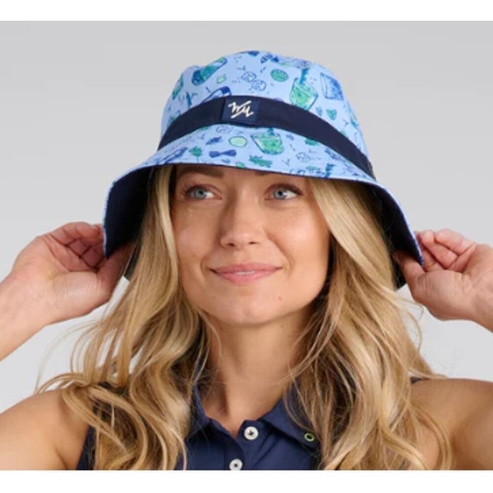 William Murray Light Blue Salty Raccoon Bucket Hat Size XL